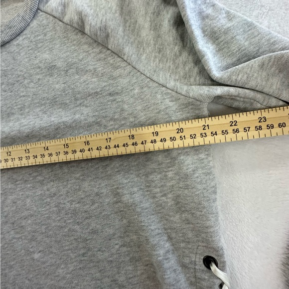 AERIE Gray Lace Up Sides Sweatshirt Size large - Picture 12 of 16